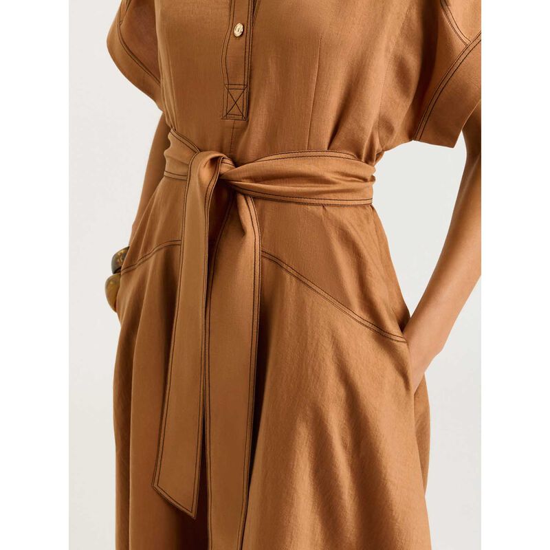 Veronika Maine Washer Lyocell Shirtdress image number 2
